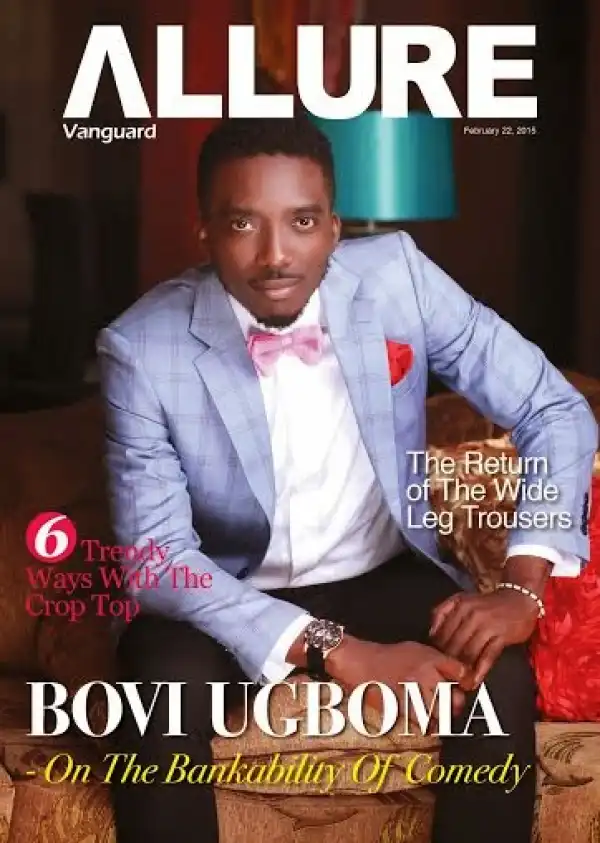 Ace comedian Bovi covers Vanguard Allure magazine (photos)