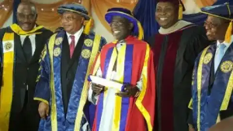 Adeleke University Awards Tinubu Honorary Doctorate Degree