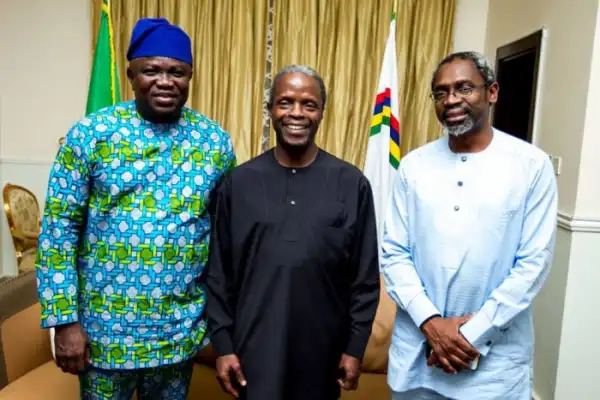 Ambode Pays Osinbajo A Congratulatory Visit In Abuja