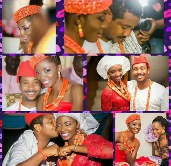 Beautiful Photos From Actress, Ivie Okujaye’s Traditional Weddin