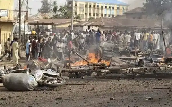 Bomb Blast Rocks Damaturu Commercial Area This Morning, Many Feared Dead