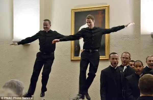 Dancing Priests Become Internet Sensation