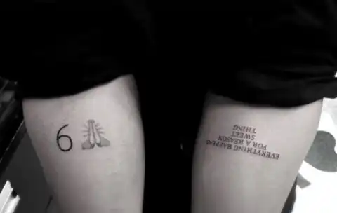 Drake Gets A Cute Emoji Tatoo| PHOTO
