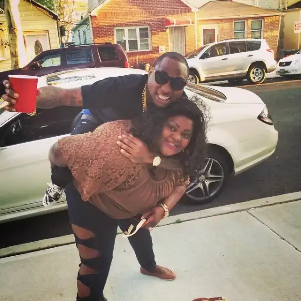 Eniola Badmus Carries Davido On Her Back | Photo