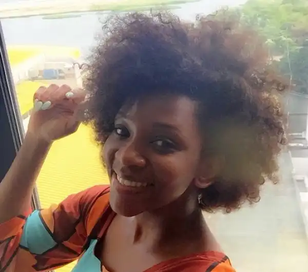 Genevieve Nnaji shows off her natural hair