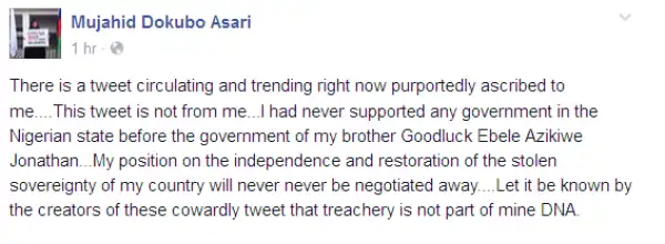 I Support Any Government In Power - Asari Dokubo