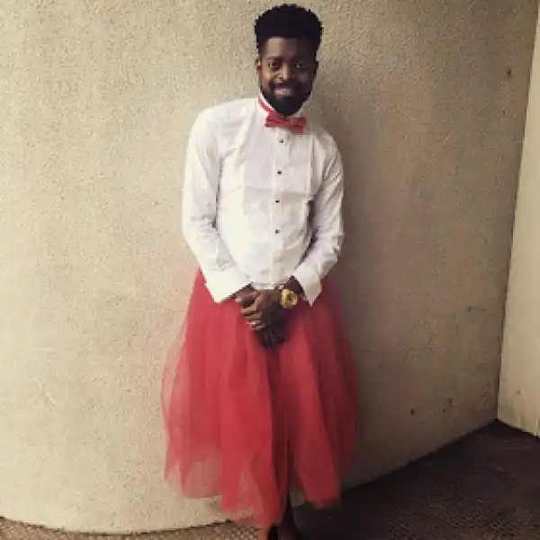 Lmao! Basketmouth Rocks Skirt In New Photo