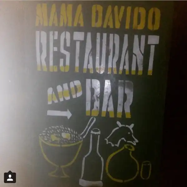 Lmao!! Superstar Davido Is Not Happy Over Mama Davido Restaurant & Bar Sign Board