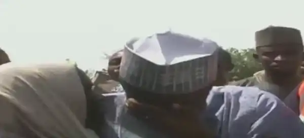 Minister breaks down after seeing Boko Haram havoc in Adamawa