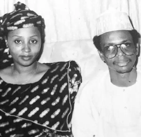 Nasir, And Wife, Hadiza El Rufai. Celebrate 30th Wedding Anniversary