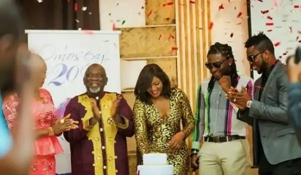 Omotola Jalade Ekeinde Enjoys Dinner With Friends As She Celebrates Her 20th Year Acting Career Anniversary – PHOTOS