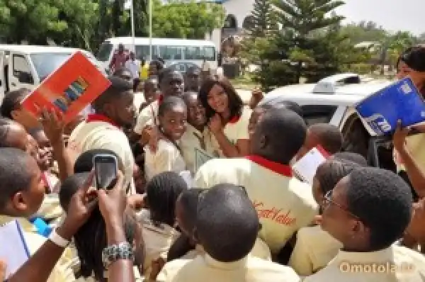 Omotola Launches #igatvalue At Stella Marris Abuja