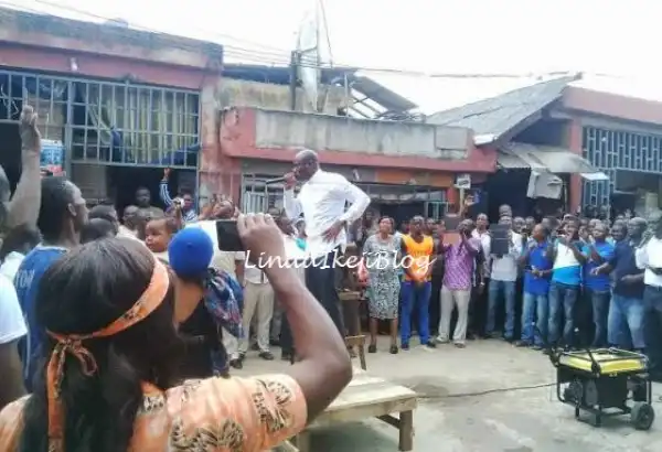 Pastor Taribo West Preaching At Alaba Market