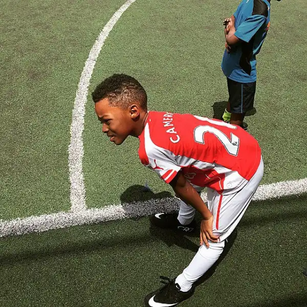 Peter Okoye’s SonJoins Football Academy