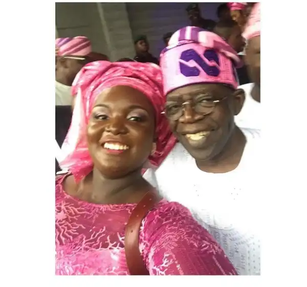 Photo: Bola Tinubu Takes A Beautiful Selfie With Female Fan