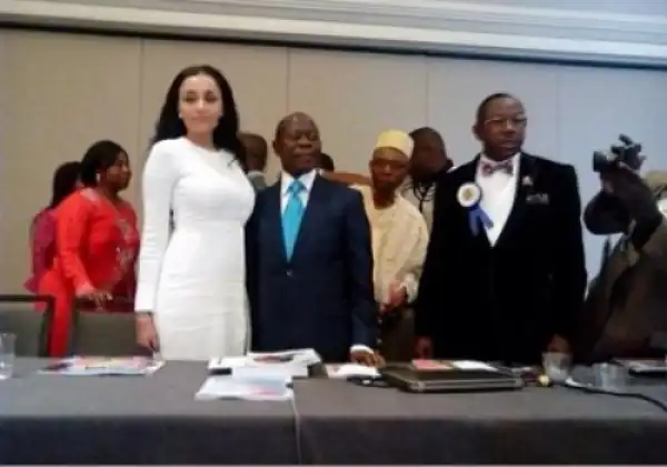 Photos: Adams Oshiomhole And His Wife, Iara, Shine At US Event