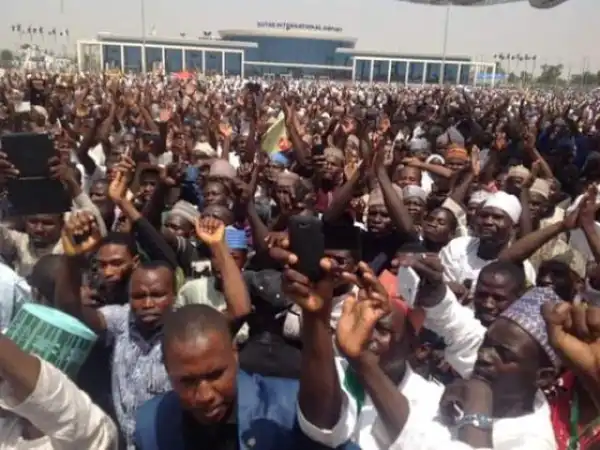 Photos: Ex Jigawa Gov. Returns To Nigeria, Says He Will Respond To EFCC Invitation On Thursday