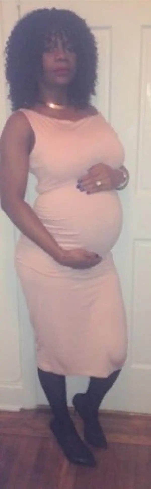 Photos: Former BBA Star, Karen Igho Shows Off Huge Baby Bump 