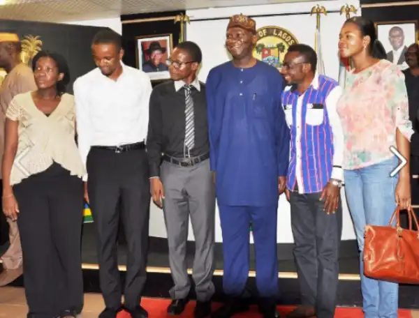 Photos: Governor Fashola hosts some Ebola survivors