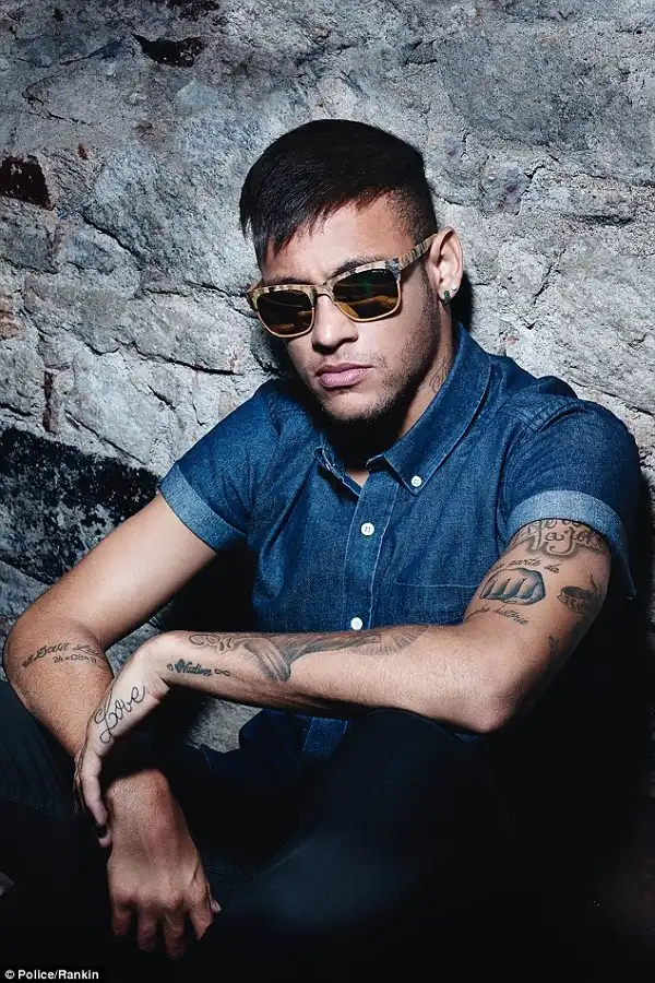 Photos: Neymar unveiled as the face of Police sunglasses