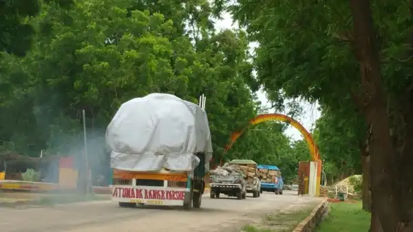 Photos: Nigerian Army Destroys Foodstuffs Seized From Boko Haram Suspects