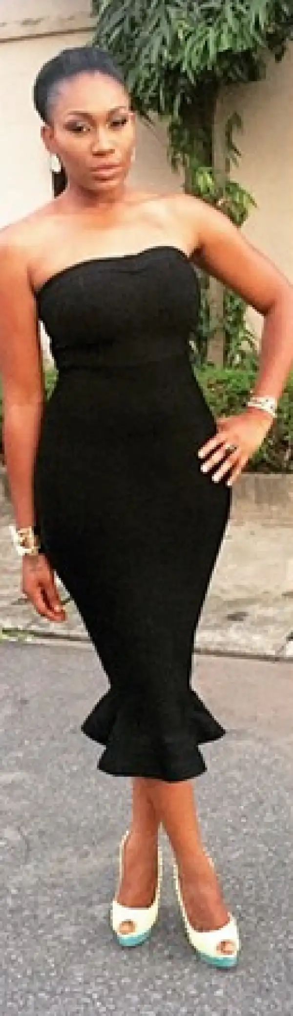 Photos: Nollywood Actress Ebube Nwagbo Stuns In Little Black Dress