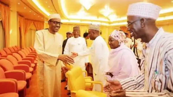 Photos: Pres. Buhari Meets Gbajabiamila, Other APC House Of Reps Members