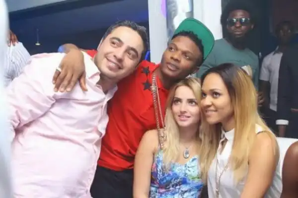 Photos: Wizkid and Tania having fun together at the club