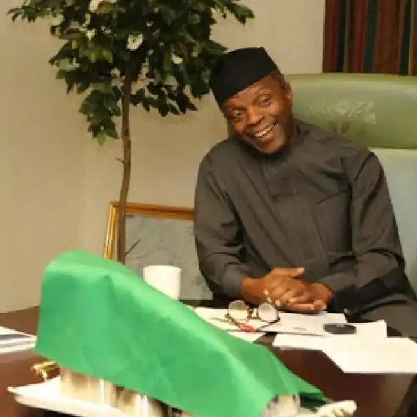 Photos Of El-Rufai Visiting The Vice President, Osinbajo Today
