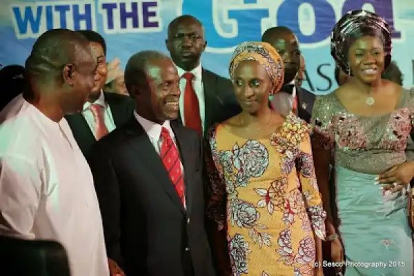 Photos Of Osinbajo & Wife Meeting With Pastor Adeboye