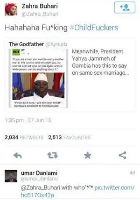Presidency Launches New Twitter Handle For Zahra Buhari After Controversial Tweet From Her Former Handle