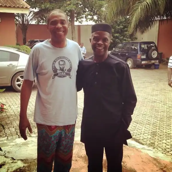 Prof. Osibanjo Visits to Femi Kuti 
