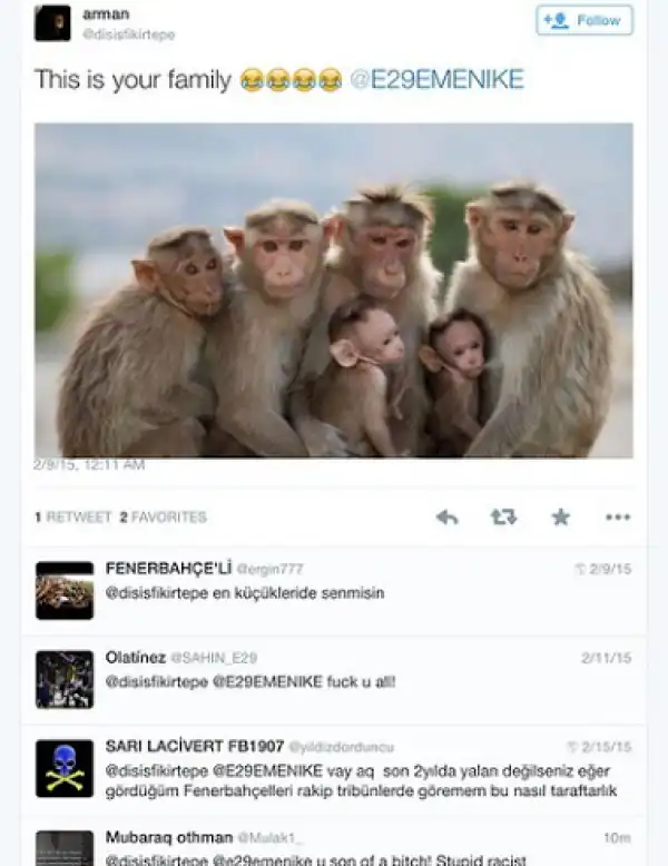 See What Someone Sent To Footballer Emmanuel Emenike On Twitter