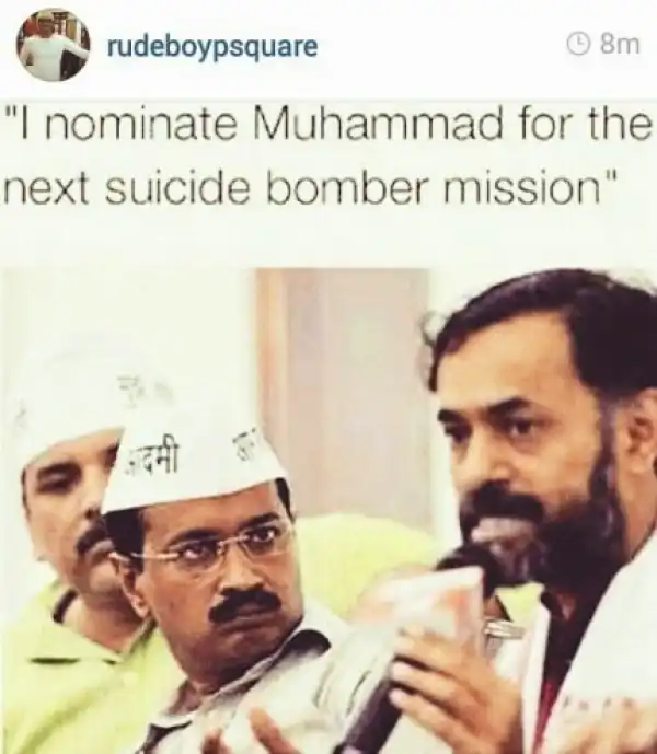 See the pic Paul Okoye deleted in the midst of backlash from fans