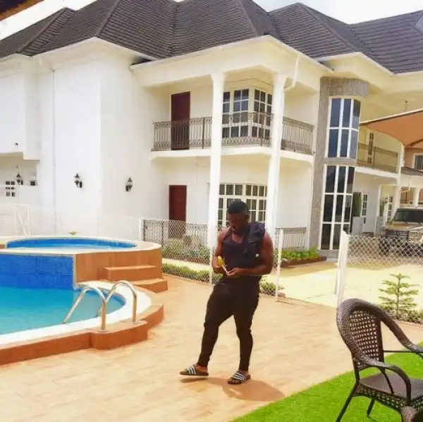 Timaya shows off his mansion