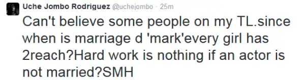Uche Jumbo shares her views on whether marriagemakes a woman, defends Genevieve...