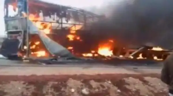 Young Moroccan Athletes Burnt To Death In Bus Crash