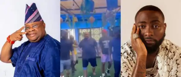 Governor Adeleke Dances Energetically to Davido’s New Song