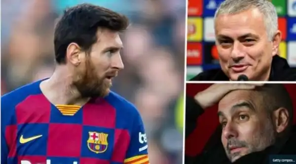 Jose Mourinho Mocks Man City’s Plans To Sign Lionel Messi