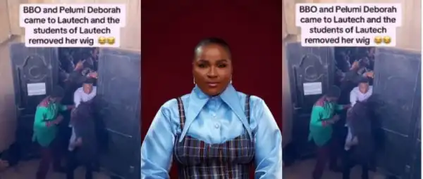 Moment Lautech Crowd Removes Gospel Singer, Pelumi Deborah’s Wig