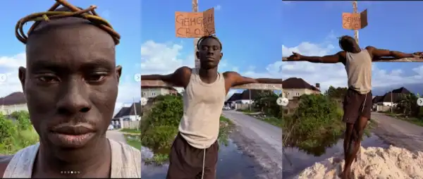 Christians Slam GehGeh For Crucifixion-Themed Photoshoot