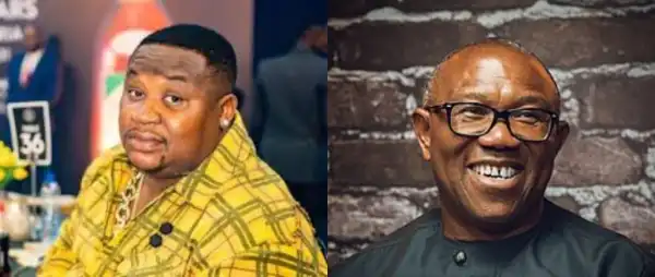 Cubana Chiefpriest Reacts As Peter Obi Dumps ADC For NDC, Fans Clap Back