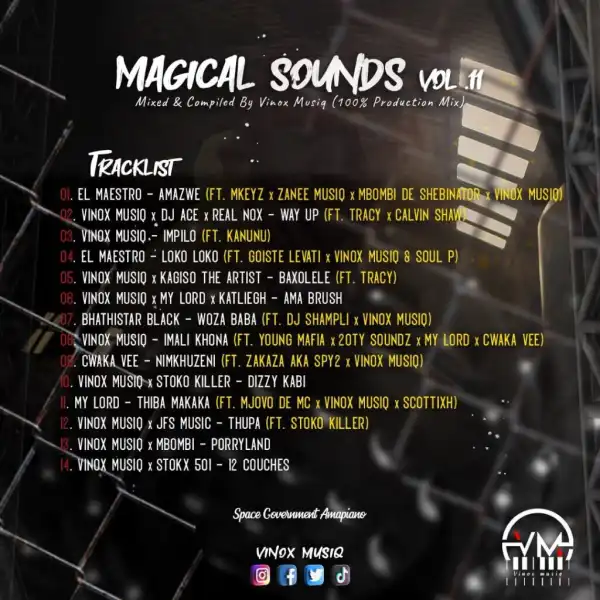 Vinox Musiq – Magical Sounds Vol. 11 (100% Production Mix)