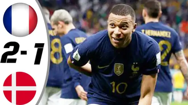 France vs Denmark 2 - 1 (World Cup 2022 Goals & Highlights)