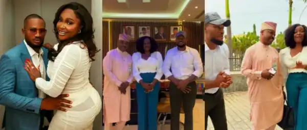 IVD Takes Fiancée Blessing CEO to Meet MC Oluomo in Abuja