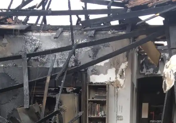 Fire razes retired health official’s four-bedroom home in Taraba