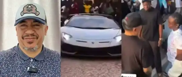 “E Pain You Say Your Papa No Fit Run Am”- Daddy Freeze Replies Critics After Storming Daughter’s UNILAG Sign-Out in Lamborghini