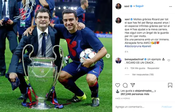 Xavi Hernández Says Goodbye