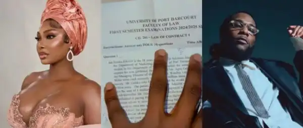 ‘Lamba for Lambo: UNIPORT’s Faculty of Law sets exam questions to review Burna Boy and Sophie Egbueje saga