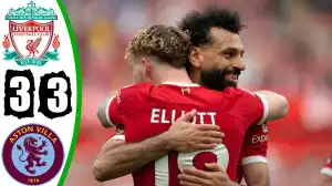 Aston Villa vs Liverpool 3 - 3 (Premier League 2024 Goals & Highlights)